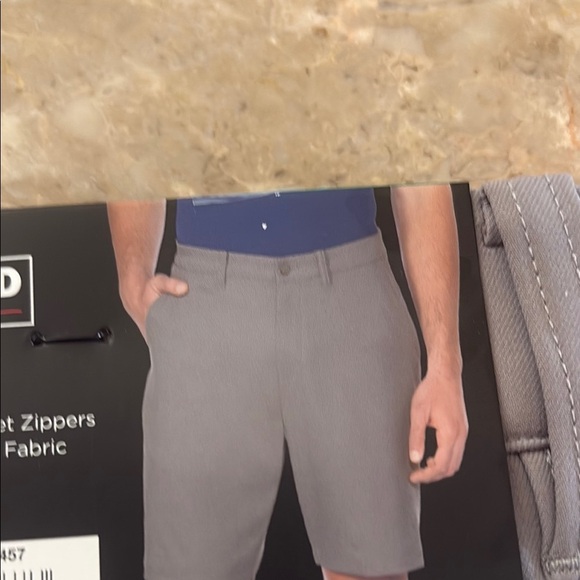 Kirkland Gray Flat Front Shorts for Versatile Style - Picture 1 of 5
